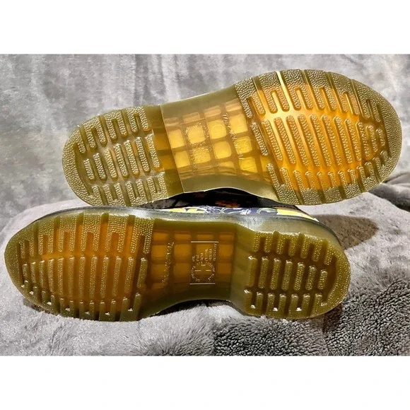 Dr. Martens Darcy Floral 14 Eye Tall Darcy Boots us 9 - Picture 8 of 10